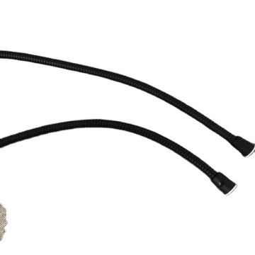 1.5m  brass Matt black shower flexible hose